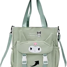 valerie Shoulder bags for Girls – Cute Anime-Inspired Shoulder Bag with Ears & Multi-Straps | Stylish School, Travel & Casual Tote Bag for Teens & Women-picture-1