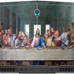GADGETSWRAP Laptop Decal Vinyl Sticker Top Only Compatible with Alienware 15 R4 - The Last Supper-image-54