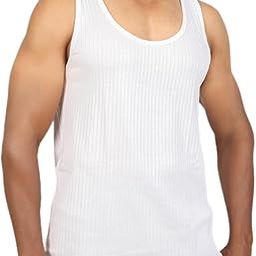 Men’s Ribbed Cotton Vest Cotton, Breathable & Comfortable Undershirt-image-1