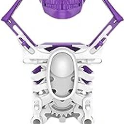 Dancing Skeleton Toy, Skeleton Toy, Purple Skull Decor for Kids, Fun Party Prank Accessory, Unique Gift Aged 5-12, Measures 20cm x 9.8cm-image-0
