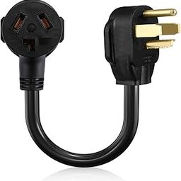 BOEEMI 4 Prong Female Connector Adapter for Electric Dryer Male to 3 Prong, NEMA 14-30P to 10-30R 4 Prong Dryer Outlet Adapter, 30A 125/250V 1.5ft, UL Compliant-image-31