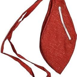 HC- Gaumukhi japa jholi with Zipper/Chanting Bag with Zipper-image-3