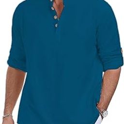 Men Solid Cotton Blend Straight Slim Fit Kurta Shirt for Men and Boys.-image-122