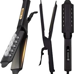 SHOPONIL Professional Hair Straightener, Four Speed Temperature Adjustment, Ceramic Coated Plates Flat Iron Hair Straightening, Dual Purpose for Wet & Dry Hair, No Heat Damage Hair Straightener-16