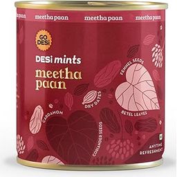 Go Desi Meetha Paan Mouth fresheners, Desi Mints, Refreshing Mouthfreshener, Mukhwas (2 x 90g)-image-1