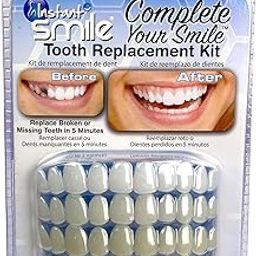 Instant Smile Complete Your Smile Temporary Tooth Replacment Kit - Replace a missing tooth in minutes-0