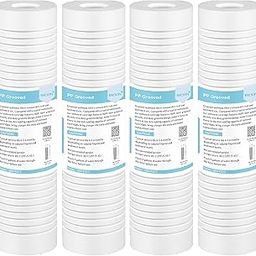 BALSON10 Inch Pp Spun Filter for Water Purifier High Density Thick Grovved Sediment Filter Spun Pre Filter Cartridge 5 Micron for 10 Inch Prefilter Housing of All ro Water Purifier | Pack of 4 Spun-picture-14
