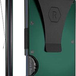 Ridge Wallets for Men - Slim Minimalist Wallet For Men, Front Pocket Wallets for Men, RFID Wallet For Men - Card Holder Wallet, Forest Green, Hex Ridge-image-25