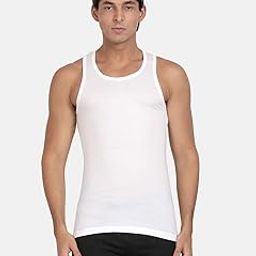 Pepe Jeans Men's Solid Relaxed Fit Vest (CLV01-02_White XXL)-picture-45