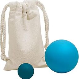 CALANDIS™ 2Pcs Massage Balls Portable Foot Massager Yoga Balls for Shoulders Back Neck Blue | Exercise Balls | Fitness Equipment & Gear | Fitness Running & Yoga-image-59