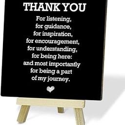 Positive Wooden Sign for Office Women Coworker Friends Minimalism Desk Decor for Home Office Shelf Thank You Gifts for Women Men Farewell Gifts for Friends Teacher Mentor Boss (MP79)-image-33