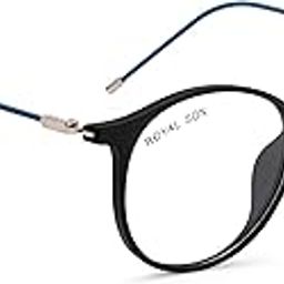 ROYAL SON Round Glasses for Men Women | Blue Light Blocking | Computer Glasses | TR90 Metal Frame-image-8