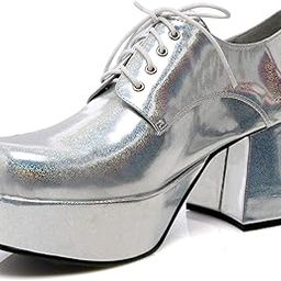 Black 70's Men's Pimp Shoe-image-65