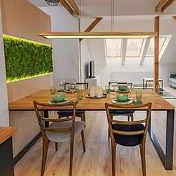 Artica Wooden Warm White Pendant Lamp Adjustable Hanging Ceiling Light in Top and Bottom Acrylic Shade for Restaurant Cafe Bar Kitchen Dining Room Living Room 30w-image-56