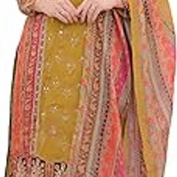 Women's Cotton Printed Sequence Embroidered Work Straight Kurta Dupatta Pant Set-picture-10