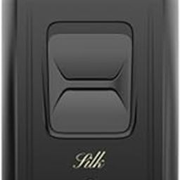 FOLELLO Men's Silk Professional Dual Foil Electric Shaver | Men’s Electric Razor for Ultra-close Shave | Single Stroke Grooming with 2 year warranty | Powerful motor | I No Oil Needed (Black)-1