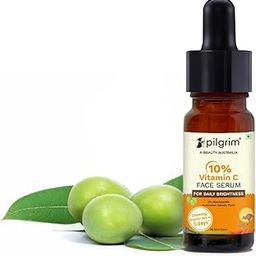 Pilgrim 10% Vitamin C Face Serum For Daily Brightness 10 ml | Face serum for glowing skin | Reduces Dark Spots & Evens Skin Tone | For Oily, Combination, Normal Skin Types | Fragrance Free | For Men and Women-image-65
