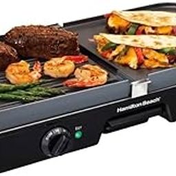 CARTNOVA‚Versatile 8-Serving Electric Indoor Grill & Griddle with Reversible Nonstick Plates & 2 Adjustable Cooking Zones for Delicious & Convenient Meals-image-11