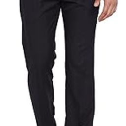 Men Navy Blue Regular Fit Formal Trouser (P-MTRF00033-NAVY)-20