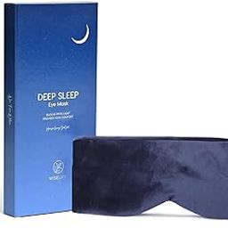 WiseLife Luxury Silk Velvet Sleep Eye Mask For Men & Women | Ultra Smooth & Adjustable Blind Fold Suitable For All Family Members | Sleeping, Travelling, Relaxation | Perfect For Gifting (Navy Blue)-18