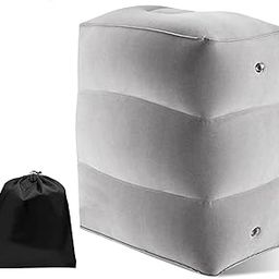 COSKIRA Inflatable Travel Foot Rest Pillow,Airplane Travel Pillow-Adjustable Height Cushions for Toddlers, Footrest Pillow for Office, Airplane, Train, Cars, Home Adjusted Travel Accessories (1 pcs)-image-35