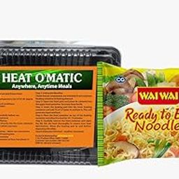 Heat O'Matic Self-Heating Food Box & Wai Wai Noodles Combo-image-79