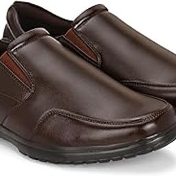 Men's Diabetic & Orthopedic Formal Shoes, Black, Ultra-Lightweight, Soft Sole, Mocassion Style-image-78