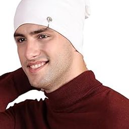 VIMAL JONNEY Men's Cotton Beanie Hat (Pack Of 1) (Ring_Cap_Wht_01_White_Free Size)-picture-30