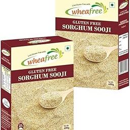 Wheafree Gluten Free Sorghum Sooji (Pack of 2 x 400g Each) | Rich in Vitamins, Iron, Minerals & Micronutrients | Rich in Fiber and Protein | Diabetic Friendly-image-28