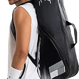 Lifelong Badminton Kit Bag for Men & Women | Dual Compartment, Personal Care Pouch | Water-Resistant, Soft Pads, Adjustable Strap |-image-67