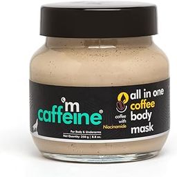 mCaffeine Coffee Body Scrub Mask with Niacinamide for Tan Removal & Depigmentation | Reduces Dark Skin Patches, Nourishes & Hydrates | De-Tan Body Mask for Women & Men | Natural & 100% Vegan-0