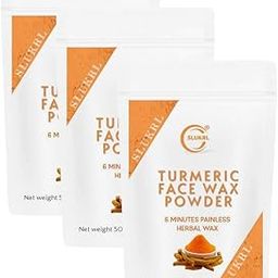 Turmeric Facial Wax Powder, 5 Min Painless Hair Removal, Natural & Chemical-Free Easy At-Home Waxing Powder, 100% Chemical-Free Hair Removal-image-93