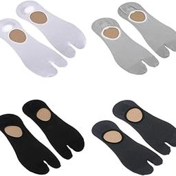 LICHTS®4 Colors Male Split 2 Toe Flip Flop Socks Japanese Tabi Socks Sports Anklets-image-13