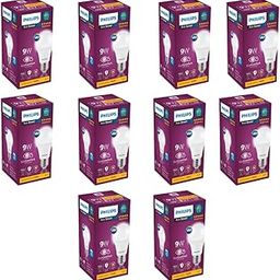 Philips 9-Watts E27 LED Warm White LED Bulb, Pack of 10, (Ace Saver)-image-28