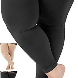 ABSOLUTE Support - Compression Socks Up to 7XL for Women and Men, 20-30 mmHg, Thigh Height Without Foot, A209-image-29