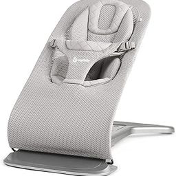 Ergobaby Evolve 3-in-1 Bouncer, Adjustable Multi Position Baby Bouncer Seat, Lightweight Baby Rocking Chair Fits Newborn to Toddler, Removable Cover Seat, Ergonomic, Light Grey, 0-2 Years (2-13 Kgs)-20