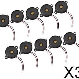 ATORSE 3x3.6KHz Piezo Passive Buzzer, 10pcs Electronic Buzzer Alarm,for Alarm-image-20