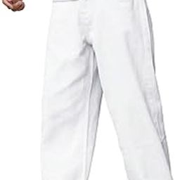Men's Denim Cotton Oversized Loose Baggy Fit Jeans Pants for Men-image-74