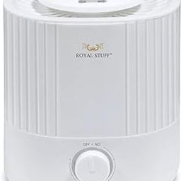 ROYAL STUFF® Imported Premium Humidifier for Room/Office/Hotel | 2.5 Liter Large Tank | Cool Mist, 220ml/h | Ultrasonic Aromatherapy | Aroma Diffuser, Room Humidifier, LED light (Royal White)-image-4