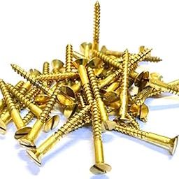 "BRASK" BRASS SCREWS CSK SINGLE SLOTTED 35 MM X 8 MM (1.4 INCH) (PACK OF 25 PCS)-picture-15