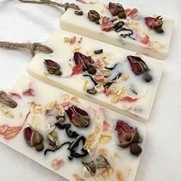 Handcrafted Wax Wardrobe Air Freshener Bar, Aromatherapy Fragrance Handmade Wax Tablets, Scented Sachet for Closets, Drawers, Small & Closed Spaces | Pack of 3-image-0