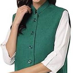 Womens Pure Wool Export-Quality Indian Traditional Nehru Jacket/Woolen Jacket For Women-image-93