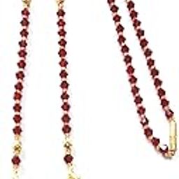 " NEW DESGINER GOLDEN PENDENT WITH MAROON MOTI MANGALSUTRA CHAIN FOR GIRLS | WOMENS AND TEENAGERS-image-78