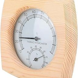 Wood Sauna Thermometer, Sauna Room Hygrometer Thermometer Digital Sauna Temperature Metre Humidity Metre Used in Sauna Room, Bathroom, Sweat Stream Room etc-image-83