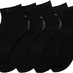 Women's_Socks BLACK Colour Cotton Fabric Solid Free Size Ankle Length Casuals Wear Socks Pack Of 5-picture-44