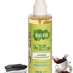 BioFix Fabric Stain Remover Spray 200ml, Bio Enzyme-Based, Plant-Based & Bleach-Free, Natural Stain Remover for Clothes, Spot Cleaner for New & Old Laundry, Safe for Sensitive Skin-picture-15