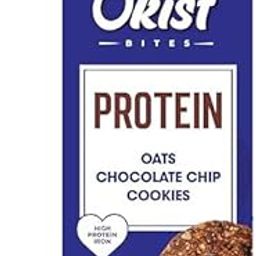 Okist Protein Oats Chocolate Chip Cookies – No Maida, No Palm Oil, No Refined Sugar | High Protein & Iron | Healthy Snack 120g - Pack of 3-12