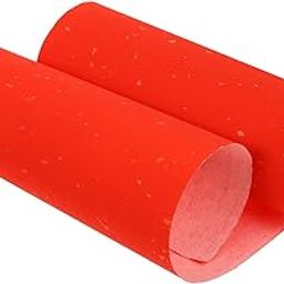 Ubervia Red Xuan Paper Roll Red Rice Paper Chinese Spring Festival Scrolls Red Chunlian Duilian Paper Cut Chinese Calligraphy Paper'-image-5