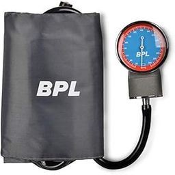 BPL Medical Technologies Aneroid Sphygmomanometer Arm Blood Pressure Monitor (Gray), Black-12