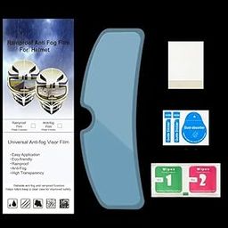QAWACHH Anti Fog Screen Guard for Helmets (Paste from Inside The Helmet ) Universal, Transparent-32